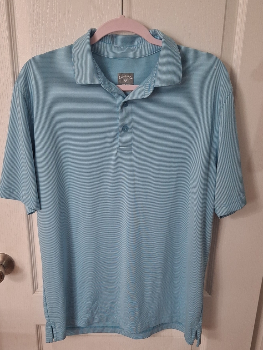 Callaway Men's Sky Blue Performance Polo  Like New  Size M